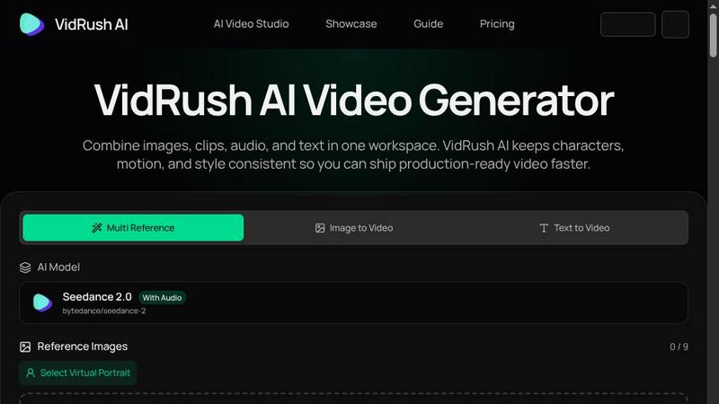 VidRush AI screenshot