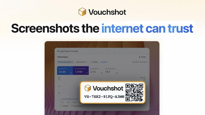 VouchShot screenshot
