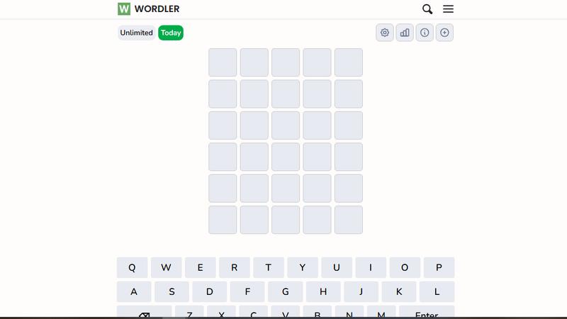 Wordler screenshot