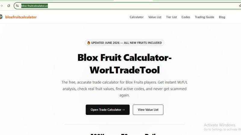 Blox Fruit Calculator screenshot