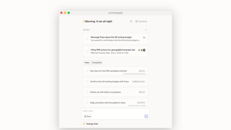 Lemongraph screenshot
