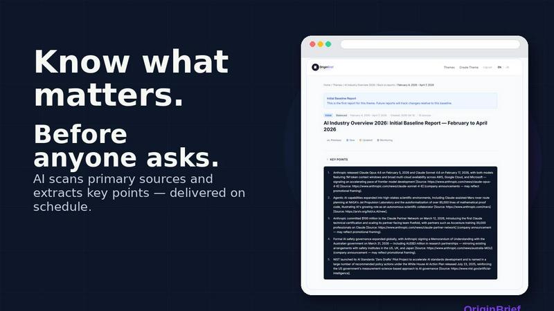 OriginBrief screenshot