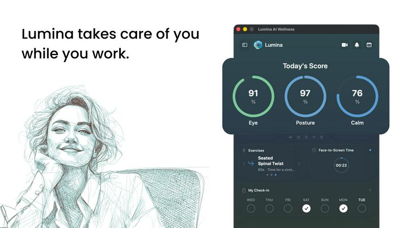Wellness at Work AI screenshot